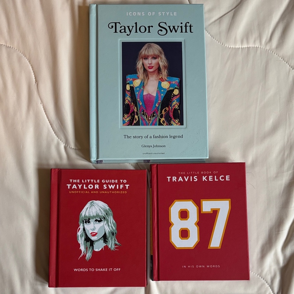 Taylor Swift and Travis Kelce Book Set
